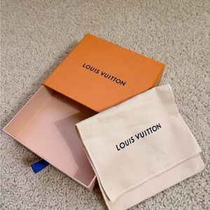 Louis Vuitton Box and Cream Dust Bag